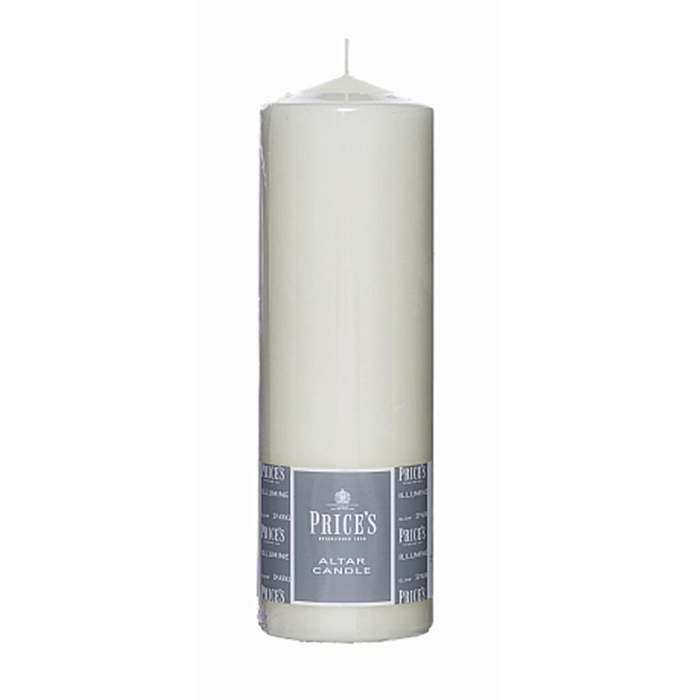 Price's Ivory Pillar Candle 25cm x 8cm £8.49